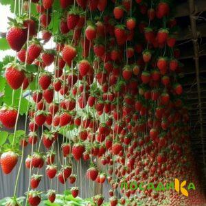 Клубника ампельная Анастасия купить по цене от 370р. в интернет-магазине «Посадика» с доставкой почтой в в Циолковскийе и по всей России – [изображение №1].